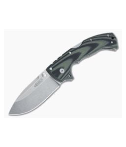 Cold Steel 4-Max Elite Demko Stonewashed S35VN Green/Black G10 Tri-Ad Lock Folder 62RMA - CS-62RMA 1