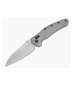 Kershaw Bareknuckle DuraLock Gray Aluminum MagnaCut Stonewash Folding Knife (3.50" Blade) 6777GRYSW - KS-6777GRYSW 1