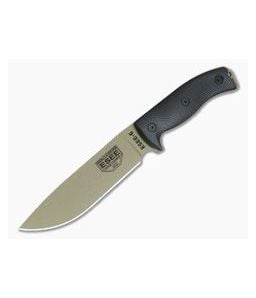 ESEE 6 Dark Earth Blade 3D Black G10 Handles Fixed Blade 6PDE-001 - ESEE-6PDE-001 1