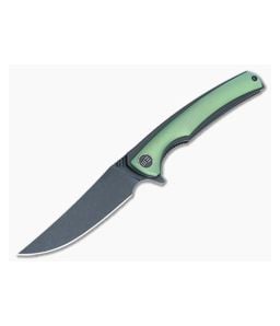 WE Knife Co 704H Flipper Green Titanium Black M390 - WE-704H 1