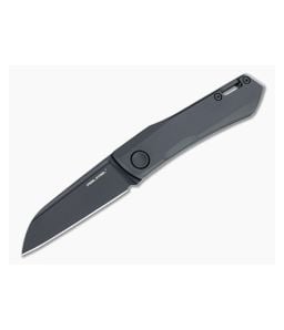 Real Steel Solis Sheepsfoot Solid Black N690 Titanium Slip Joint Folder 7063B - RS-7063B 1