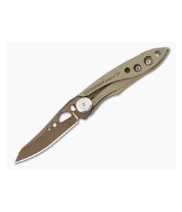 Leatherman Skeletool KB Sandstorm Tan Aluminum 420HC Cerakote Liner Lock Knife (2.60" Blade) 833562 - LM-833562 1