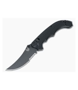 Benchmade 865SBK Mini Bedlam Black G10 Serrated - BM-865SBK 1
