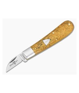 Great Eastern Cutlery Tidioute #93 Johnny On The Spot Small Blade Osage Orange Wood 1095 Carbon Steel Folding Pocket Carving Knife (3.87" Closed) 930126S - GEC-930126S-OOW 1