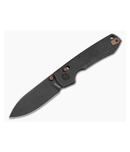 Vosteed Raccoon TiSlim Acid Wash Black Titanium S35VN Black Stonewash Folding Knife (3.18" Blade) A4509 - VSD-A4509 1