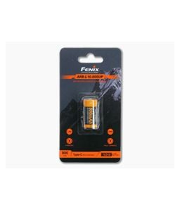 Fenix ARB-L16-800UP Built-In USB-C Rechargeable 16340 800mAh 3.6V Protected Lithium Ion (Li-ion) Button Top Battery - FF-ARB-L16-800UP 1