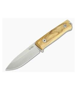 LionSteel B40 Bushcraft Olive Wood Sleipner Steel Fixed Blade - LS-B40-UL 1