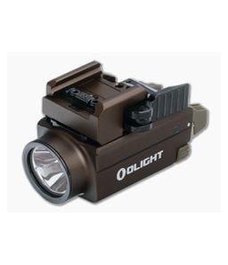 Olight Baldr S Rechargeable Tactical Light Desert Tan Aluminum 800 Lumens Max with Green Laser - OL-BALDR-S-DT 1