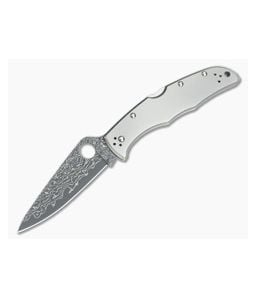 Spyderco Endura 4 Titanium & Damascus C10TIPD - SP-C10TIPD 1