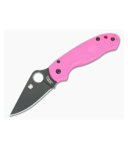 Spyderco Para 3 Pink Lightweight Black BD1N Blade C223PPNBK - SP-C223PPNBK 1