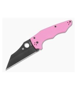 Spyderco YoJumbo Pink G10 Black DLC Sprint Run - SP-C253GPNBKP 1