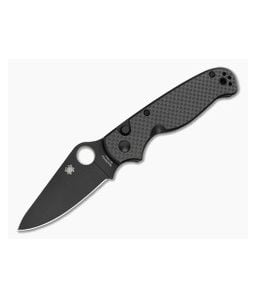 Spyderco ButtonUp Carbon Fiber Black Plain - SP-C275CFPBK 1