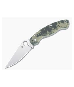 Spyderco Military 2 Camo G10 Satin Compression Lock Folding Knife C36GPCMO2 - SP-C36GPCMO2 1