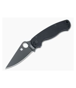 Spyderco Para Military 2 Black DLC S45VN Compression Lock Folder C81GPBK2 - SP-C81GPBK2 1