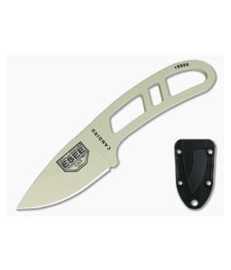 ESEE Candiru Desert Tan with Molded Black Sheath - ESEE-CAN-DT-E 1