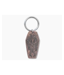 Shire Post Mint Memento Mori Coffin Coin Copper Keychain - SPM-COF-MEM-CO-K 1