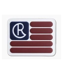 Chris Reeve CR Flag Red/White/Blue Logo PVC Velcro Patch - CRK-2002 1