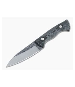 Condor Tool & Knife Bush Slicer Sidekick Black Canvas Micarta Fixed Blade Knife 3956-4.25HC - CTK-3956-4.25HC 1