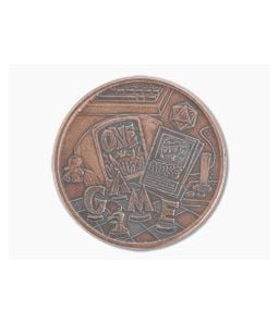 Shire Post Mint One More Game Decision Maker Copper Coin - SPM-DM-OMG-CO 1
