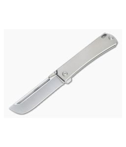 D Rocket Design Jupiter EDC Satin M390 Titanium Reverse Liner Button Lock Folder 0041 - DRD-0041 1
