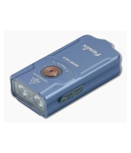 Fenix E03R V2.0 Blue Rechargeable Keychain Flashlight - FF-E03RV2BL 1