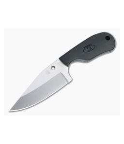 Spyderco Perrin Subway Bowie Satin LC200N Fixed Blade Neck Knife FB48PBK - SP-FB48PBK 1