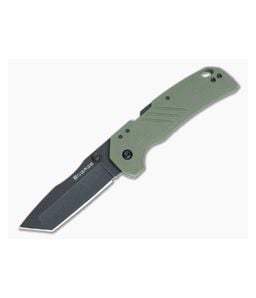 Cold Steel Engage Tanto Atlas Lock 3" Black Stonewashed 4116SS OD Green GFN Folder FL-30DPLT-BGZ - CS-FL-30DPLT-BGZ 1