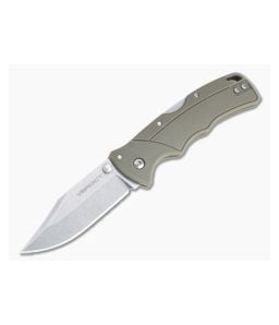 Cold Steel Verdict Clip Point Stonewashed 4116SS Flat Dark Earth GFN Tri-Ad Lock Folder FL-C3CPSSFDE - CS-FL-C3CPSSFDE 1