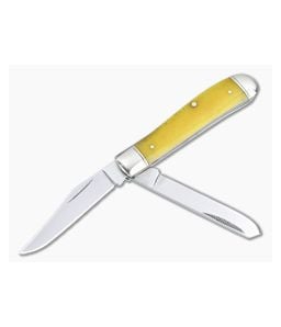 Cold Steel Traditional Mini Trapper Smooth Yellow Bone Slip Joint Folder - CS-FL-MTRPR-Y 1