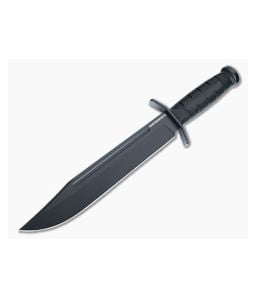 Cold Steel Leatherneck Bowie Fixed Blade Black Kray-Ex Handle Black D2 Steel FX-LTHRNK - CS-FX-LTHRNK 1