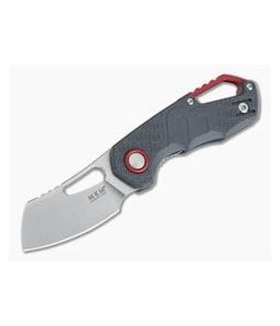 MKM Isonzo Cleaver Stonewashed Plain N690Co Wolf Gray FRN FX03-2PGY - MKM-FX03-2PGY 1