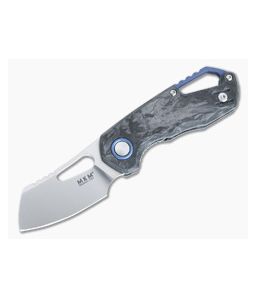 MKM Isonzo Marble Carbon Fiber Satin M390 Cleaver Vox Folder FX03M-2CM - MKM-FX03M-2CM 1