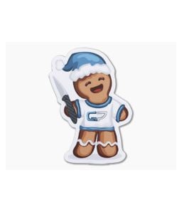 GPKnives Limited Gingerbread Man Winter Holiday Sticker - AC-GPSTICKER-005 1