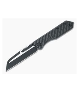 Heretic Jinn Carbon Fiber Slip Joint Two Tone Black Magnacut H013-10A-CF - HRT-H013-10A-CF 1