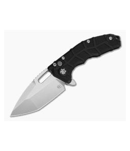 Heretic Martyr Manual Black Polymer MagnaCut Stonewash Button Lock Flipper (3.50" Blade) H057-2A - HRT-H057-2A 1