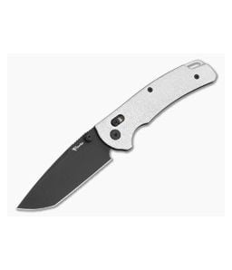 Reate Horizon X Tanto White Fatcarbon Glass Nitro-X7 Black PVD Crossbar Lock Knife (3.20" Blade) - RK-HRZN-X-06 1