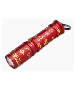 Olight i3E EOS Auspicious Clouds Red Keychain Flashlight - OL-I3E-ASCL 1