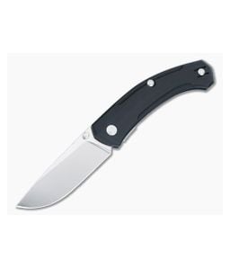 GiantMouse ACE Iona V2 Magnacut Liner Lock Black Linen Micarta - GM-IONA-V2-BLACK-LINEN 1