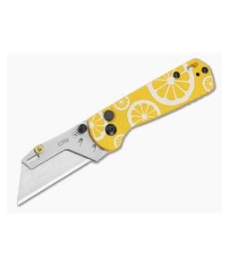 CJRB Boxer Yellow Lemon G10 Folding Utility Knife - CJRB-J1967-LM 1