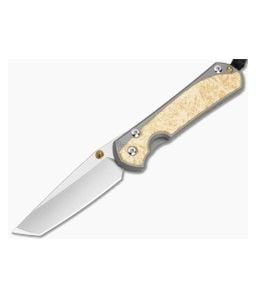 Chris Reeve Large Sebenza 31 Magnacut Tanto Box Elder - CRK-L31-1132-012 1