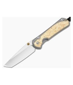 Chris Reeve Large Sebenza 31 Magnacut Tanto Box Elder - CRK-L31-1132-014 1