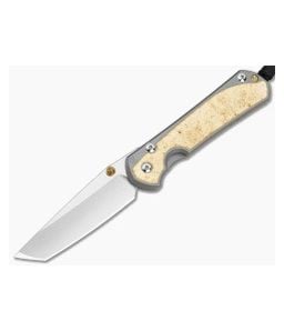 Chris Reeve Large Sebenza 31 Magnacut Tanto Box Elder - CRK-L31-1132-016 1