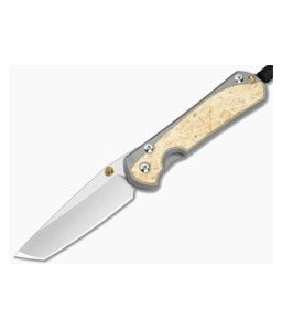 Chris Reeve Large Sebenza 31 Magnacut Tanto Box Elder - CRK-L31-1132-019 1