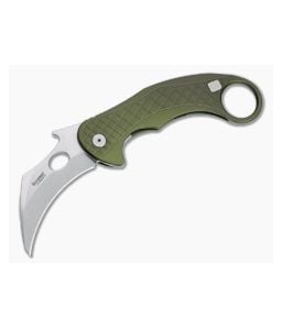LionSteel Emerson L.E. One Karambit Magnacut Green Aluminum - LS-LE1-A-GS 1