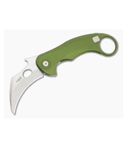 LionSteel L.E. One Mid Karambit Green Stonewash M390 - LS-LE2-GS 1