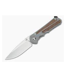 Chris Reeve Large Inkosi Natural Micarta Glass Blasted MIM Clip - CRK-LIN-1118-105 1