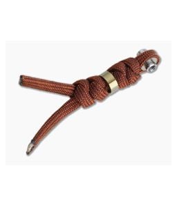 Chris Reeve Large Inkosi Lanyard Rust with Gold Bead - CRK-LIN-7018 1