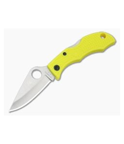 Spyderco Ladybug 3 Salt Plain H2 Yellow FRN LYLP3 - SP-LYLP3 1