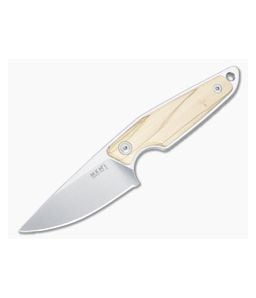 MKM Makro 1 M390 Drop Point Olive Wood Fixed Knife MA01-O - MKM-MA01-O 1