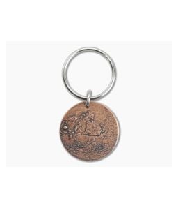 Shire Post Mint Mars Copper Pendant Keychain - SPM-MARS-CO-P-K 1